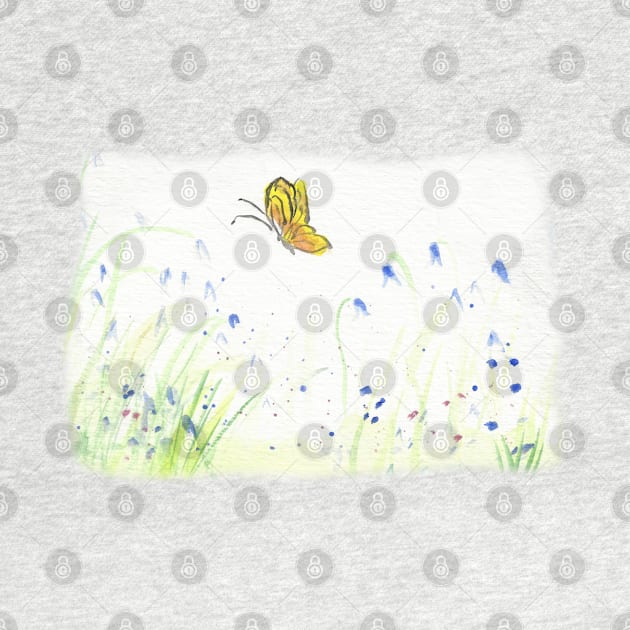 Butterfly in Grass by designs-by-ann